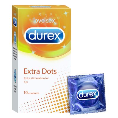 Durex Extra Dotted Condoms for Men