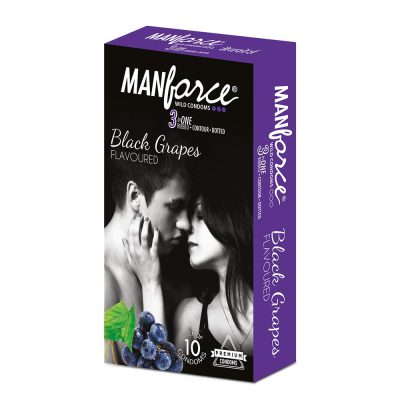 Manforce Wild Condoms Black Grapes