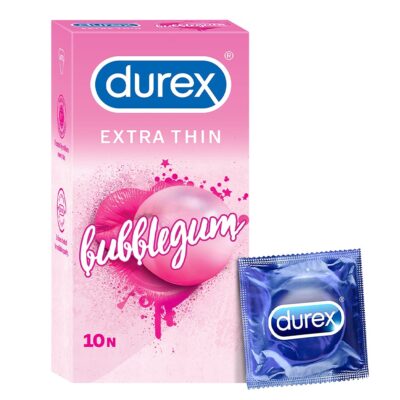 Durex Extra Thin Bubblegum Flavoured