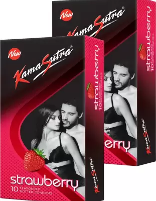 Kamasutra Strawberry Flavour Condom